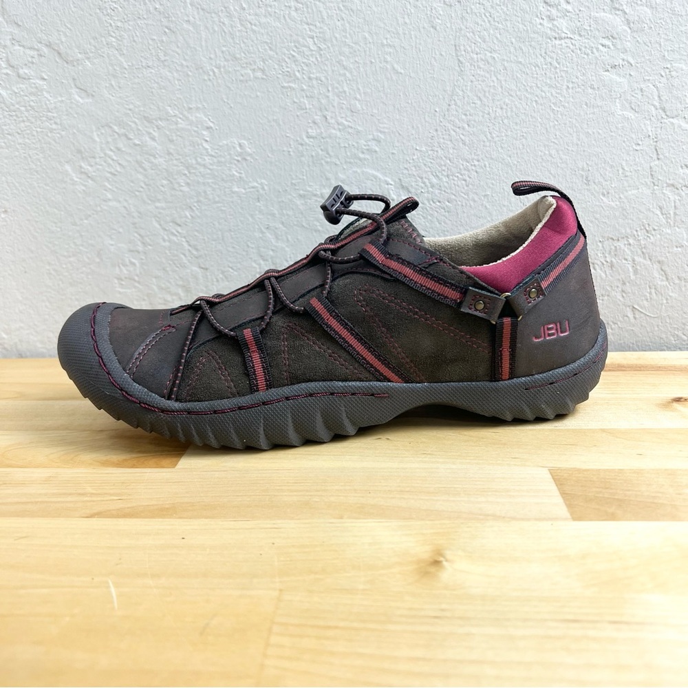 NEW JBU by Jambu Synergy All Terra Hiking Sneakers Brown / Red Women's Size 8